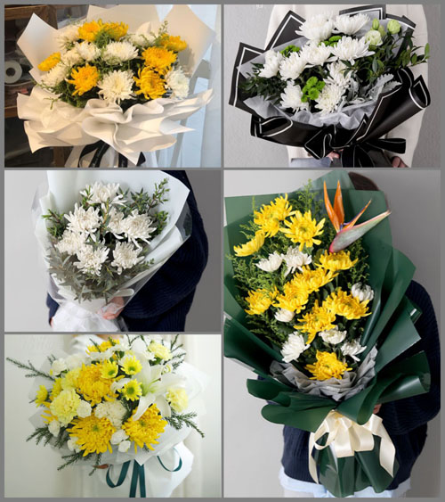 浙江省金华武义县王宅镇杜畈村白事花束代送